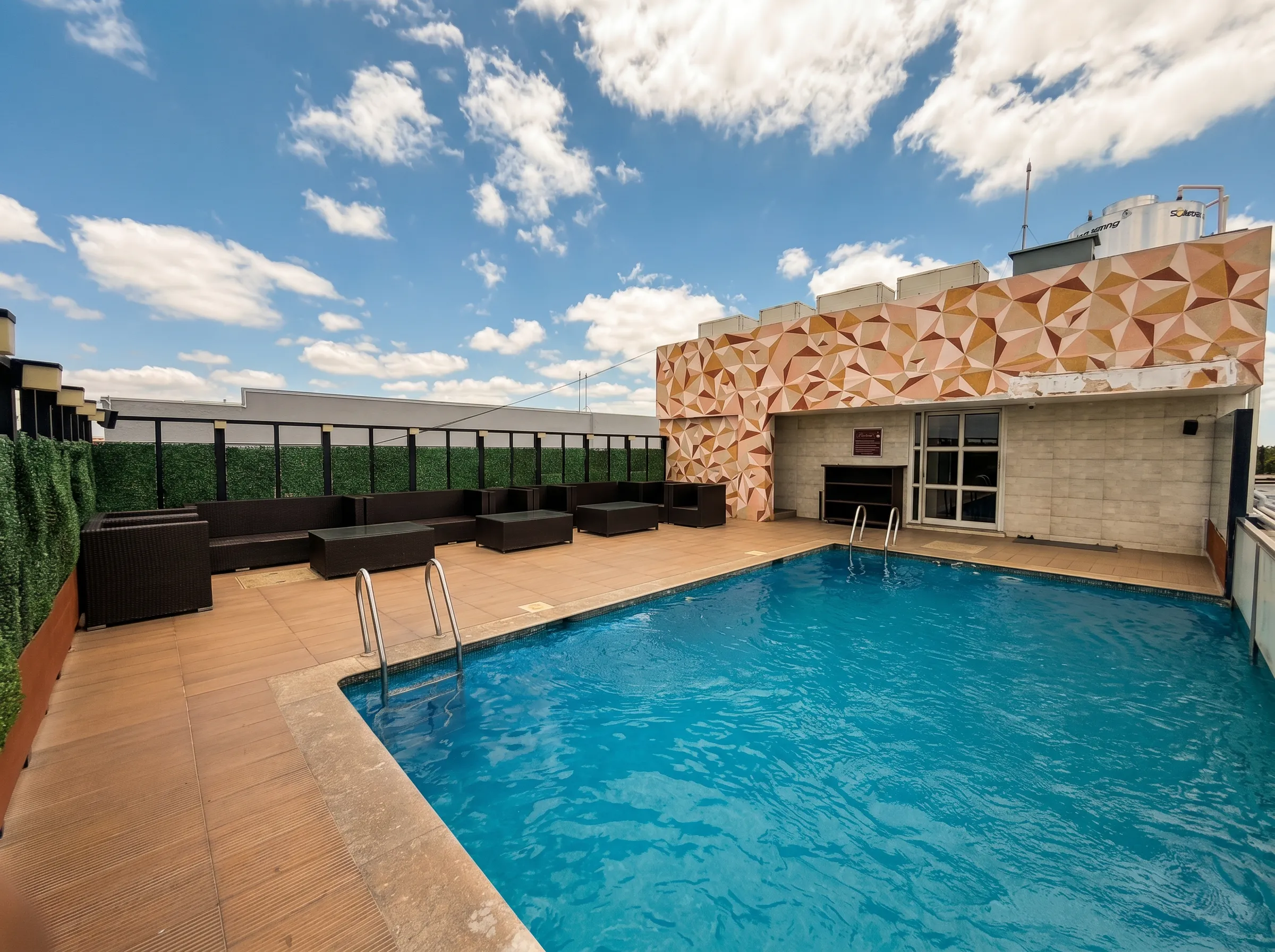 Rooftop Pool · Reflection