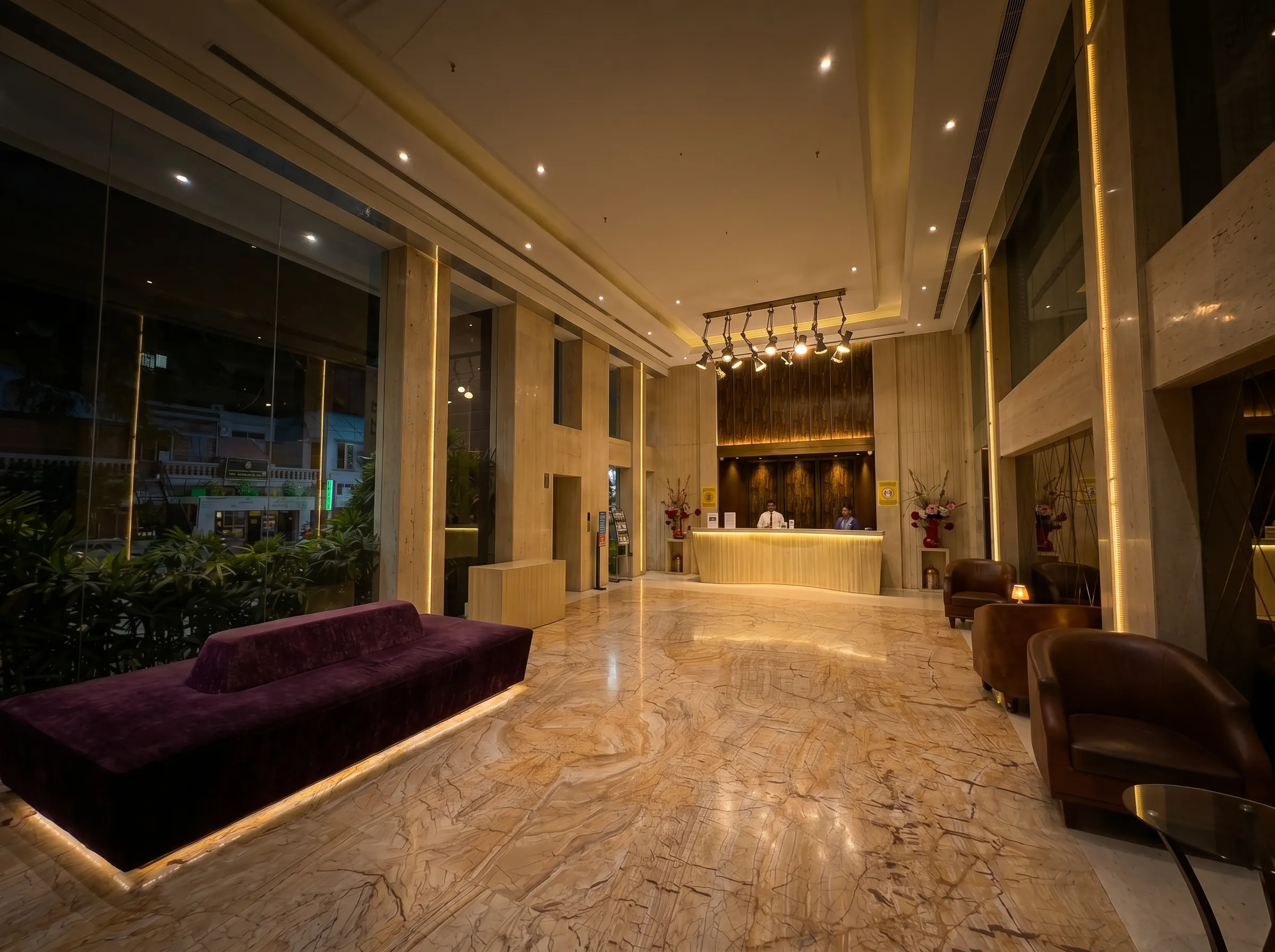 Reception · Evening glow