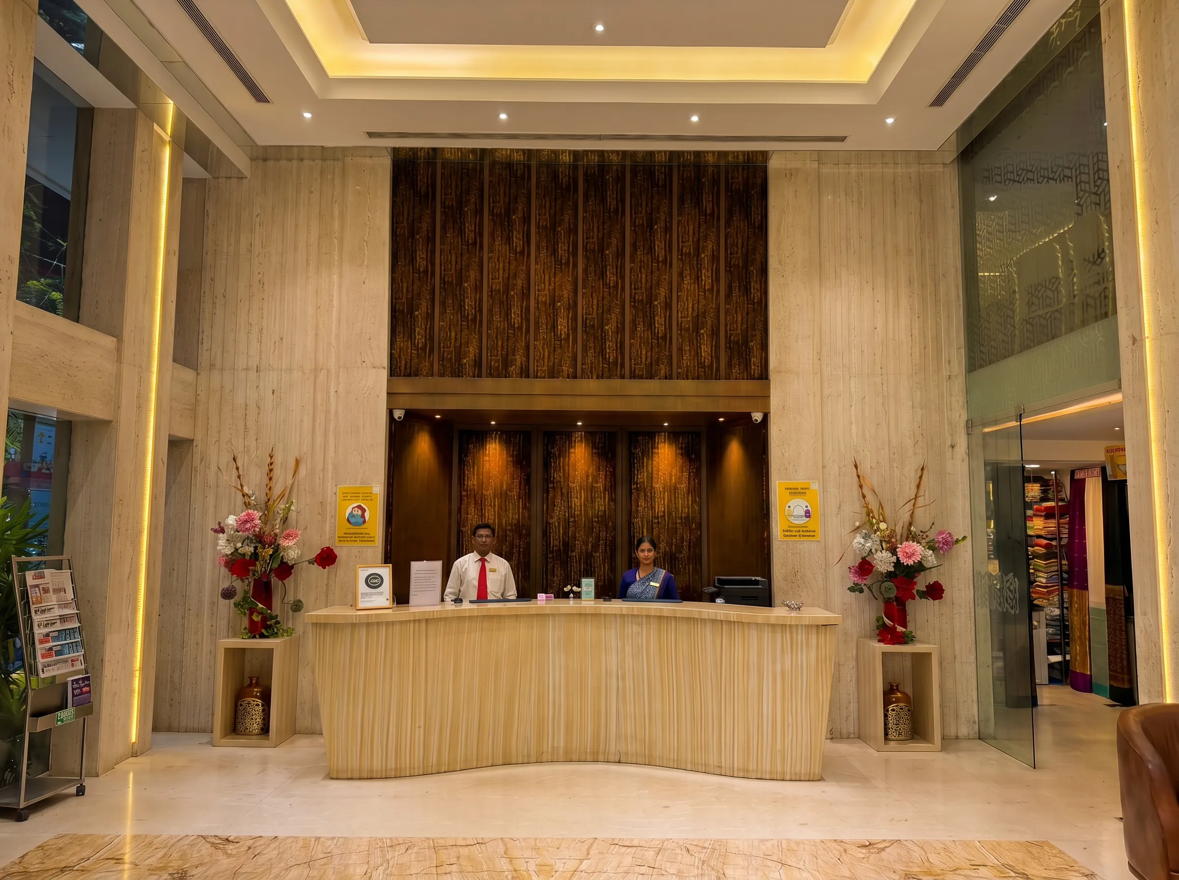 Reception · Night welcome