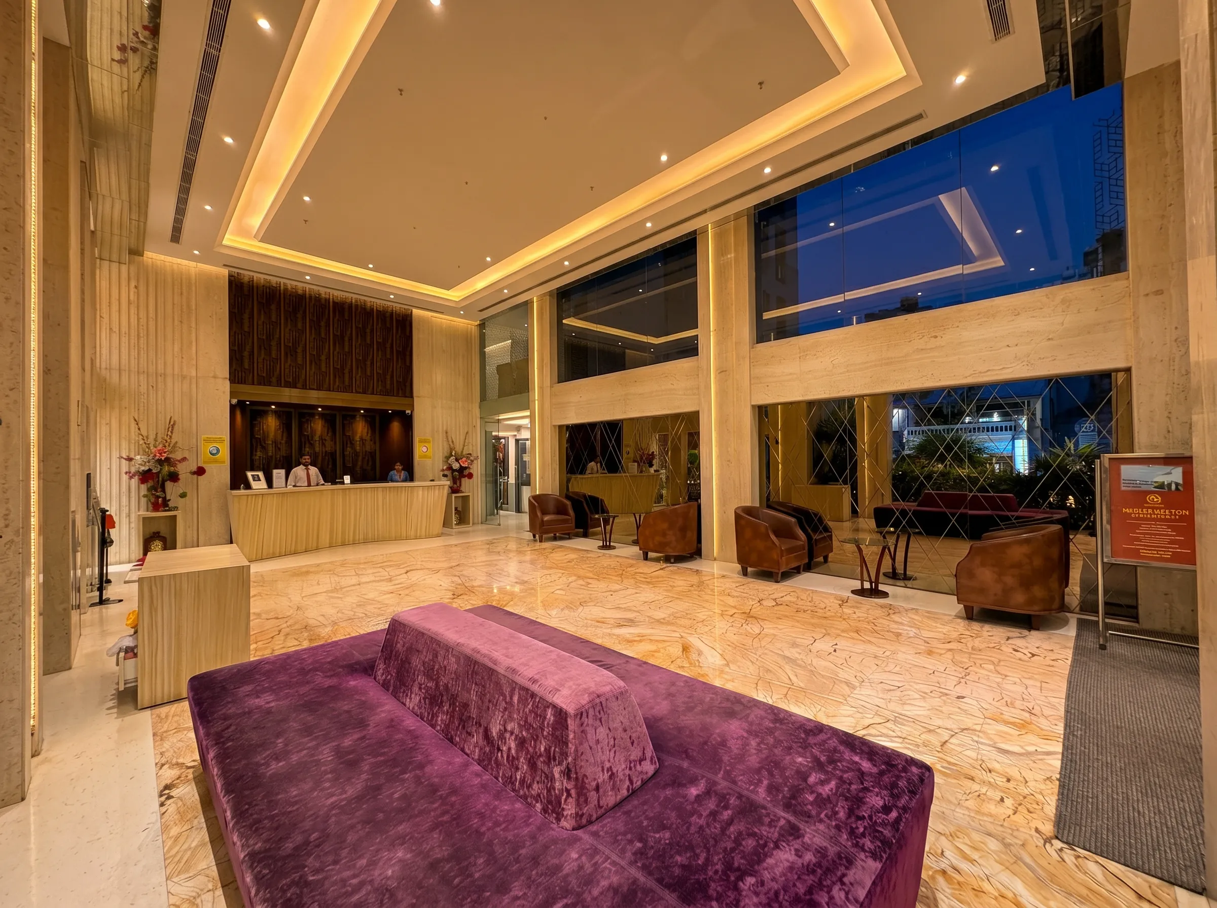 Reception · Warm light